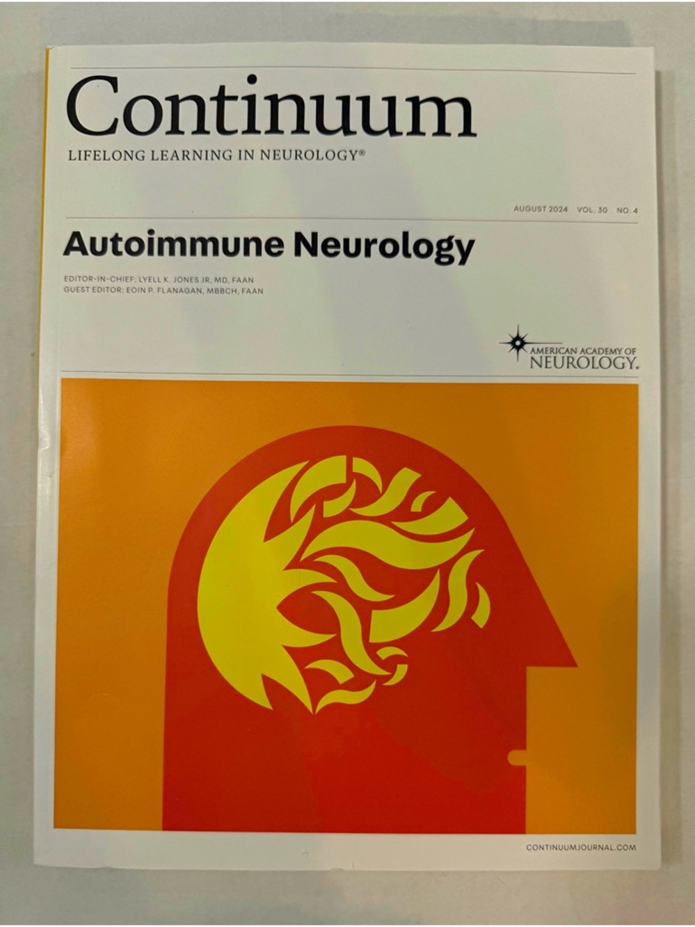 Continuum Autoimmune Neurology Paperback Book August 2024 Volume 30 Issue 4